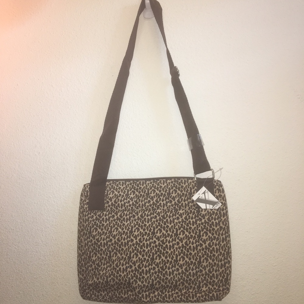 Maxx NY nylon animal print adjustable strap